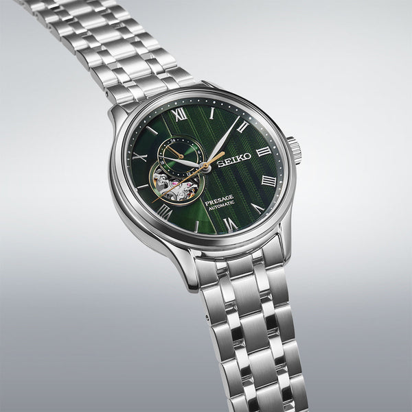 Seiko Presage ‘Japanese Zen Gardens’ in Fern green - SSA463J1