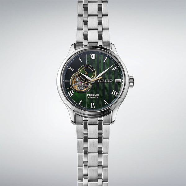 Seiko Presage ‘Japanese Zen Gardens’ in Fern green - SSA463J1
