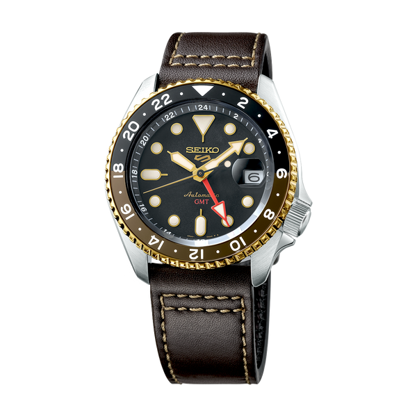 Seiko 5 Sports SKX GMT in Mocha - SSK036K1