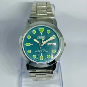 Seiko 5 Automatic Luminous Glow Radium hands 17 Jewels Original movement Refurbished Vintage Classic Watch National Watches