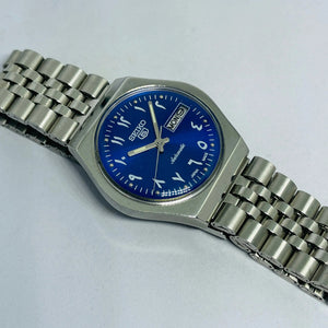 Seiko 5 Automatic Arabic Dial 17 Jewels Original Movement – Restored Japan Mechanical Watch National Watches