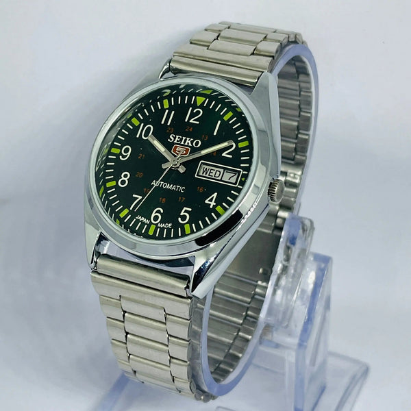 Seiko 5 Automatic Vintage – 17 Jewels Authentic Movement working condition watch National Watches