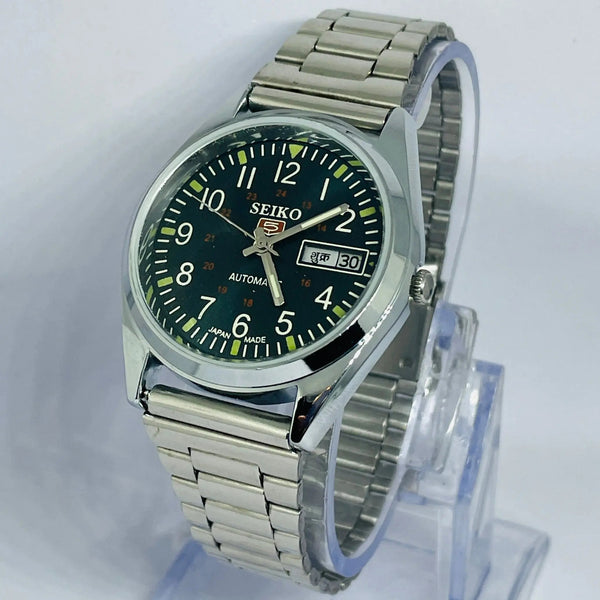 Seiko 5 Automatic Refurbished with original movement Japan made 17 Jewels watch National Watches