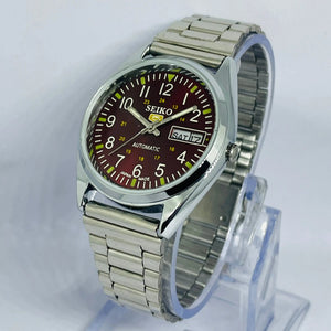 Seiko 5 Automatic Original Movement 17 Jewels – Refurbished Men’s Watch National Watches