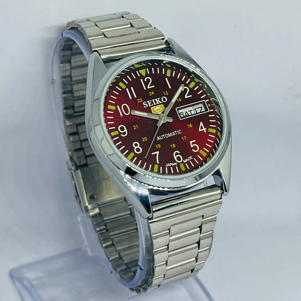 Seiko 5 Automatic Original Movement 17 Jewels – Refurbished Men’s Watch National Watches