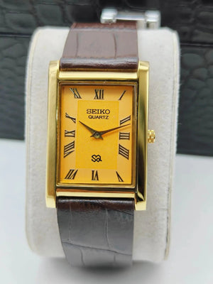 Seiko S23 Office Wear Watch – Elegant Rectangular Dress Watch Men National Watches
