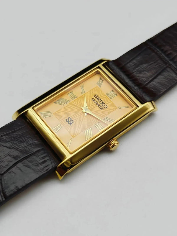 Seiko S23 Office Wear Watch – Elegant Rectangular Dress Watch Men National Watches