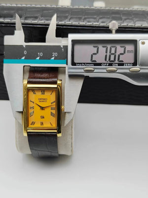 Seiko S23 Office Wear Watch – Elegant Rectangular Dress Watch Men National Watches