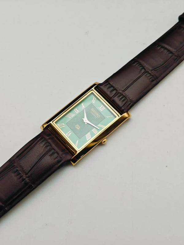 Seiko Classic Tank Style Watch – Elegant Rectangular Dress Watch Men National Watches