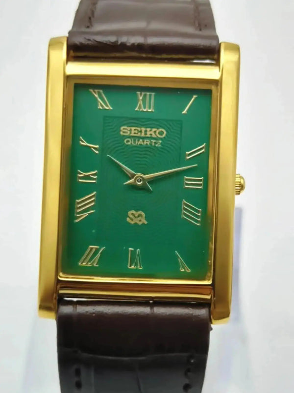 Seiko Vintage Tank Quartz Watch – Stylish Formal Watch for Men National Watches
