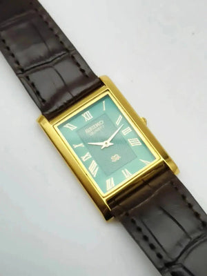 Seiko Vintage Tank Quartz Watch – Stylish Formal Watch for Men National Watches