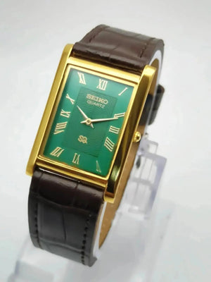 Seiko Vintage Tank Quartz Watch – Stylish Formal Watch for Men National Watches