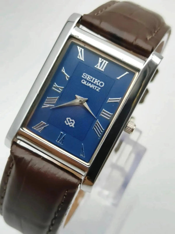 Seiko S23 Luxury Rectangular Watch – Classic Slim Quartz Men Watch National Watches