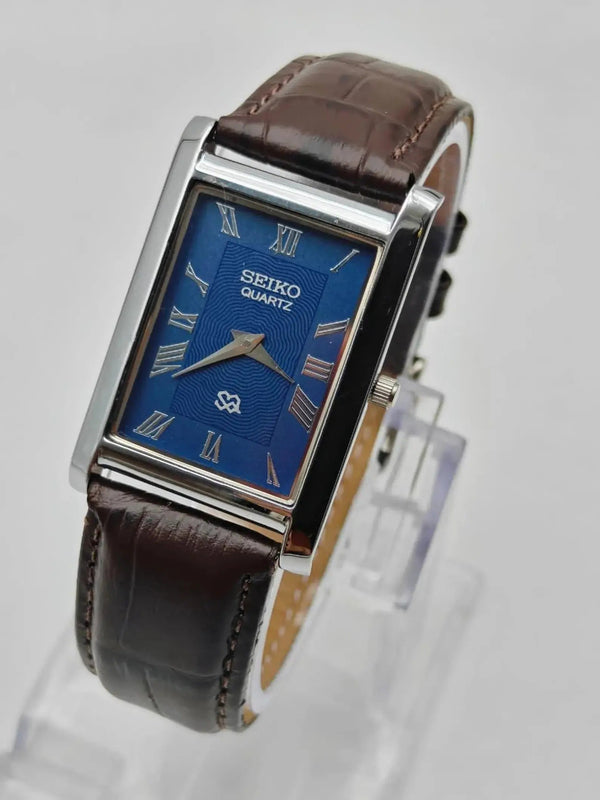 Seiko S23 Luxury Rectangular Watch – Classic Slim Quartz Men Watch National Watches