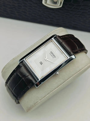 Seiko S23 Office Wear Watch – Elegant Rectangular Dress Watch Men National Watches