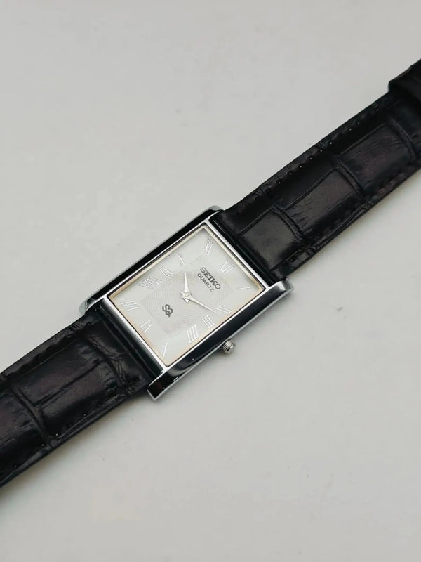 Seiko S23 Office Wear Watch – Elegant Rectangular Dress Watch Men National Watches