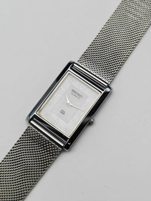 Seiko Vintage Rectangular Quartz Watch – Classic Formal Men Watch National Watches