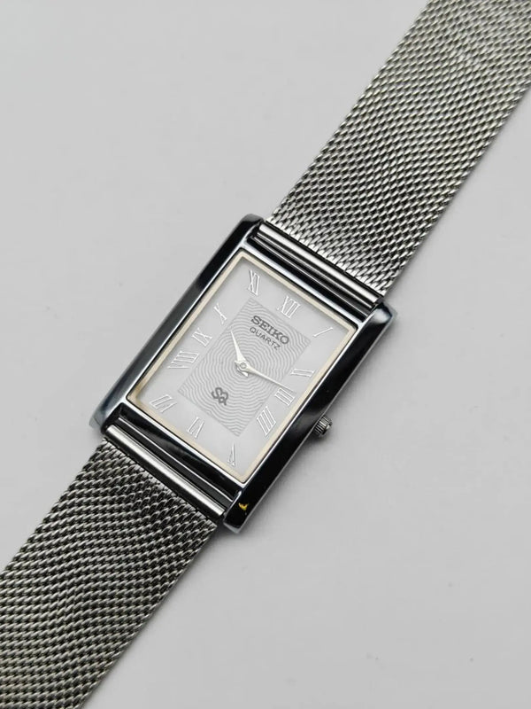 Seiko Vintage Rectangular Quartz Watch – Classic Formal Men Watch National Watches