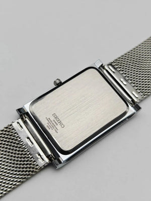 Seiko Vintage Rectangular Quartz Watch – Classic Formal Men Watch National Watches