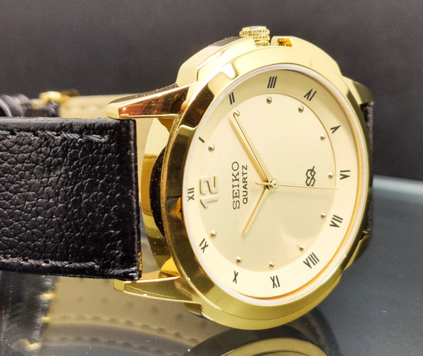Seiko 5 Golden Dial quartz Watch - National Watches