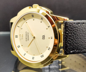 Seiko 5 Golden Dial quartz Watch - National Watches