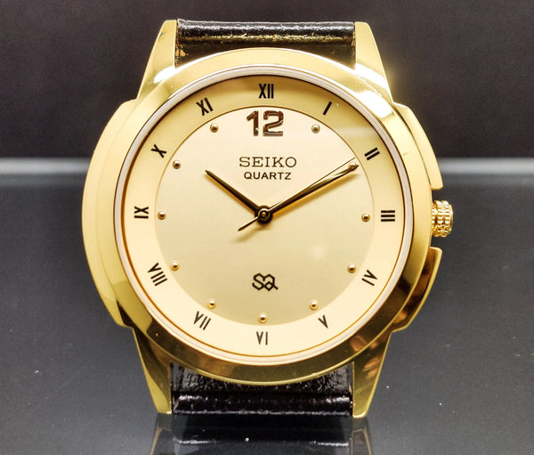 Seiko 5 Golden Dial quartz Watch - National Watches