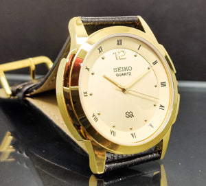 Seiko 5 Golden Dial quartz Watch - National Watches