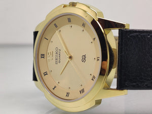 Seiko 5 Golden Dial quartz Watch - National Watches