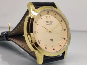 Seiko 5 Golden Dial quartz Watch - National Watches