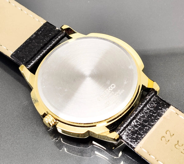 Seiko 5 Black Dial quartz Watch - National Watches