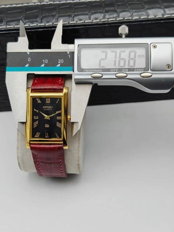 Seiko Rectangular Roman Dial Watch – Premium Tank Style Men Watch National Watches