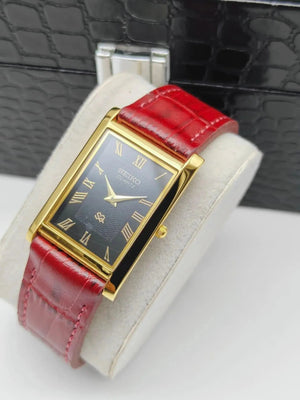 Seiko Rectangular Roman Dial Watch – Premium Tank Style Men Watch National Watches