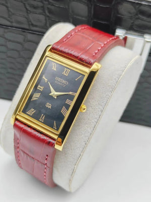 Seiko Rectangular Roman Dial Watch – Premium Tank Style Men Watch National Watches