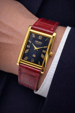 Seiko Rectangular Roman Dial Watch – Premium Tank Style Men Watch National Watches