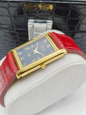 Seiko Rectangular Roman Dial Watch – Premium Tank Style Men Watch National Watches