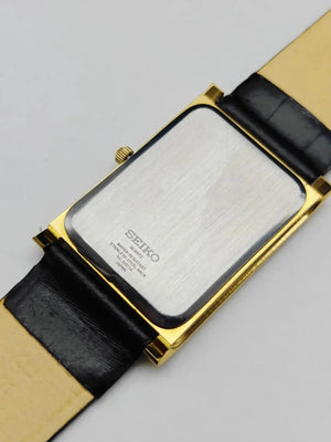 Seiko Tank Style Quartz Watch – Elegant Office Wear Watch for Men National Watches