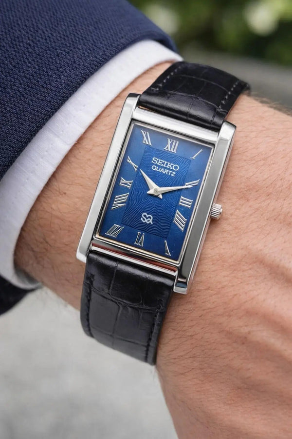 Seiko S23 Gentleman Dress Watch – Slim Roman Dial Quartz Watch Men National Watches
