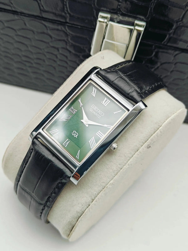 Seiko S23 Designer Tank Watch – Premium Formal Quartz Watch Men National Watches