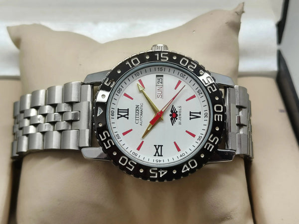 Citizen Eagle 7 Automatic Sports Watch – Day Date Japan Vintage Model National Watches