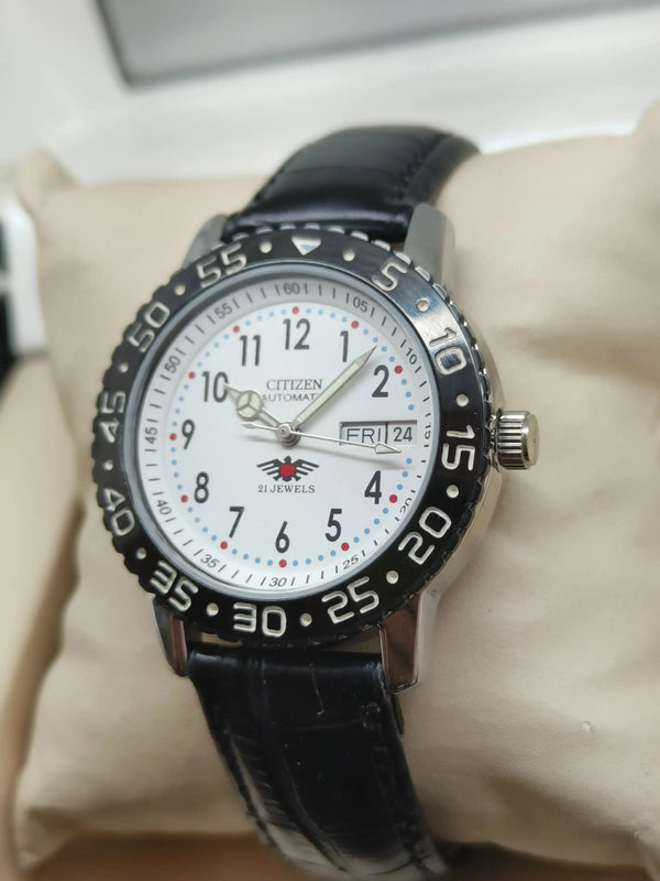 Citizen Eagle 7 Automatic Sports Watch – Refurbished & Restored Japan Vintage National Watches