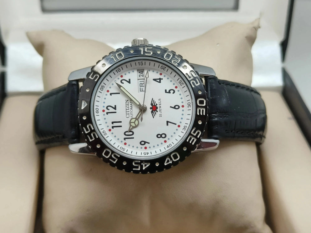 Citizen Eagle 7 Automatic Sports Watch – Refurbished & Restored Japan Vintage National Watches