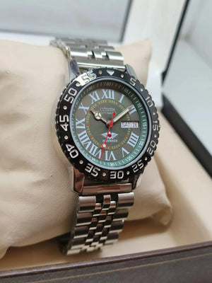 Citizen Eagle 7 Automatic Sports Watch – Stainless Steel, 21 Jewels National Watches