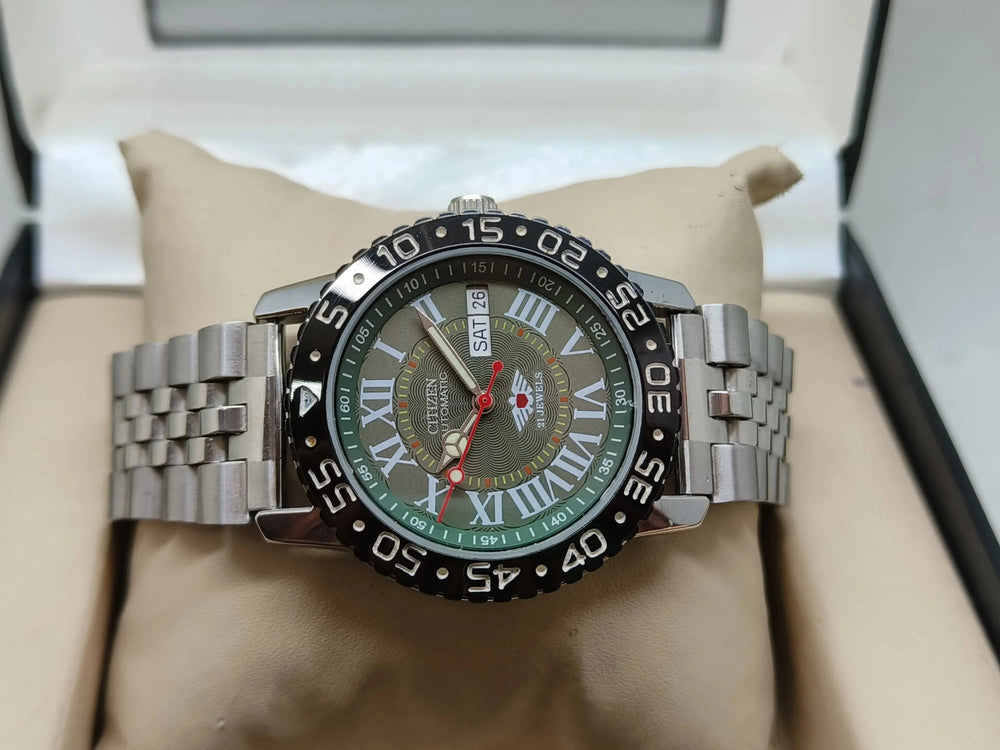 Citizen Eagle 7 Automatic Sports Watch – Stainless Steel, 21 Jewels National Watches
