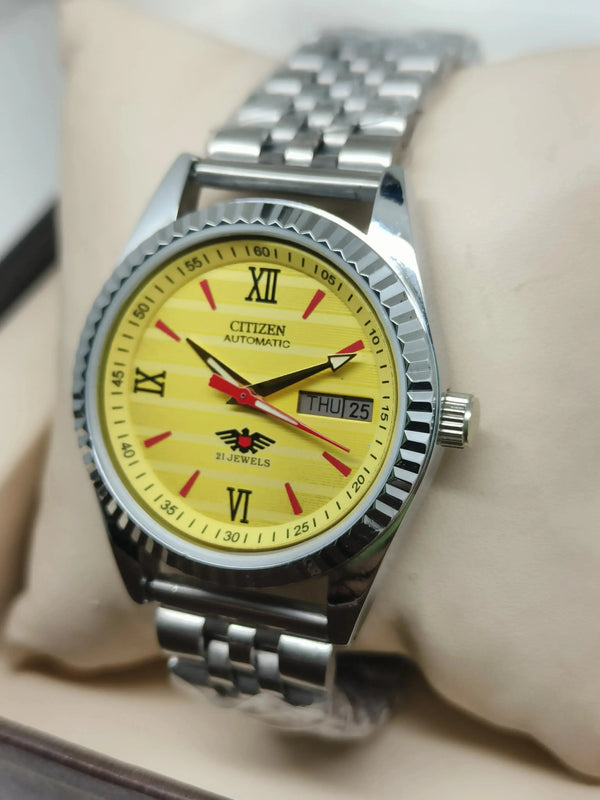Citizen Eagle Automatic Watch – Stainless Steel Vintage Model National Watches