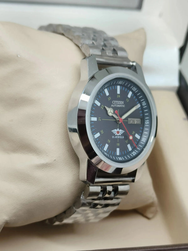 Citizen Eagle 7 Automatic Watch – Stainless Steel Vintage National Watches