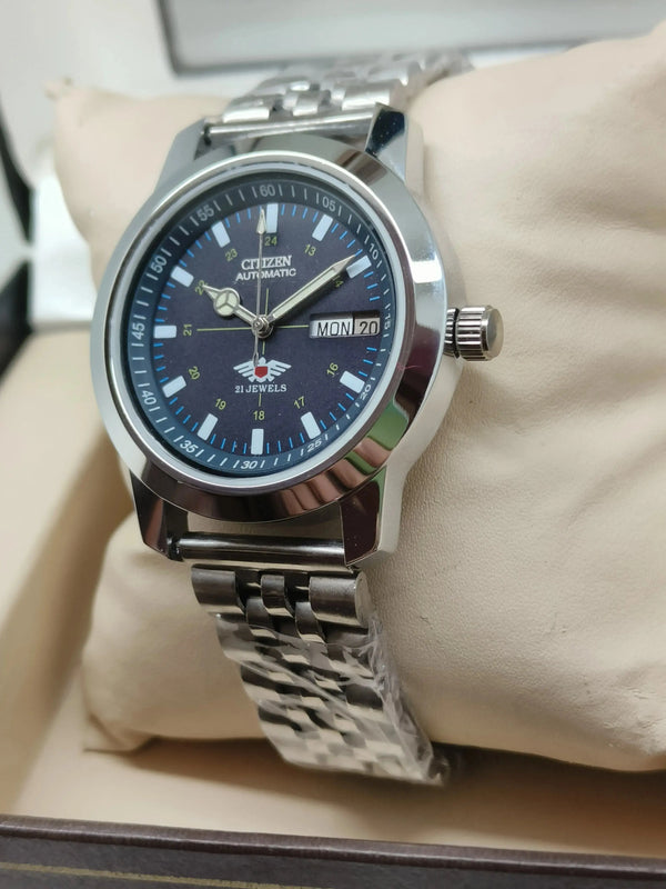 Citizen Eagle Automatic – Stainless Steel Day-Date National Watches