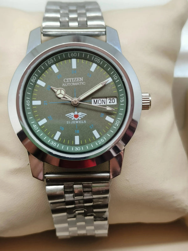 Citizen Eagle Automatic – Stainless Steel Japan Classic National Watches