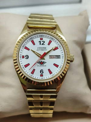 Citizen Eagle 7 Automatic Watch – Japan Made, Day-Date Stainless Steel National Watches