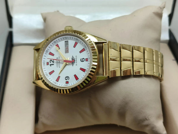 Citizen Eagle 7 Automatic Watch – Japan Made, Day-Date Stainless Steel National Watches