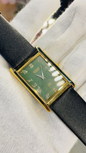 Seiko Vintage Tank Quartz Watch – Stylish Formal Watch for Men